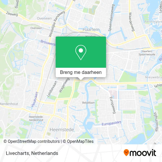 Livecharts kaart