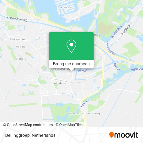 Bellinggroep kaart