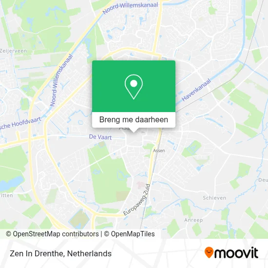 Zen In Drenthe kaart