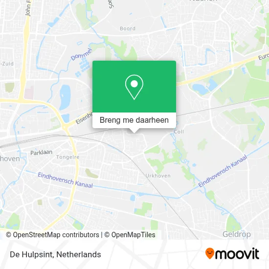 De Hulpsint kaart