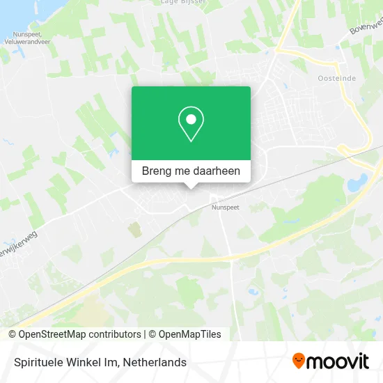 Spirituele Winkel Im kaart