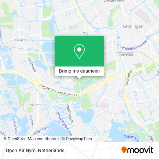 Open Air Gym kaart