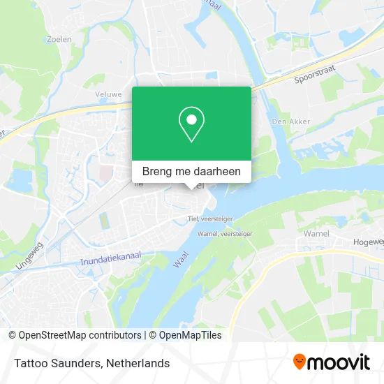 Tattoo Saunders kaart