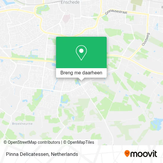 Pinna Delicatessen kaart
