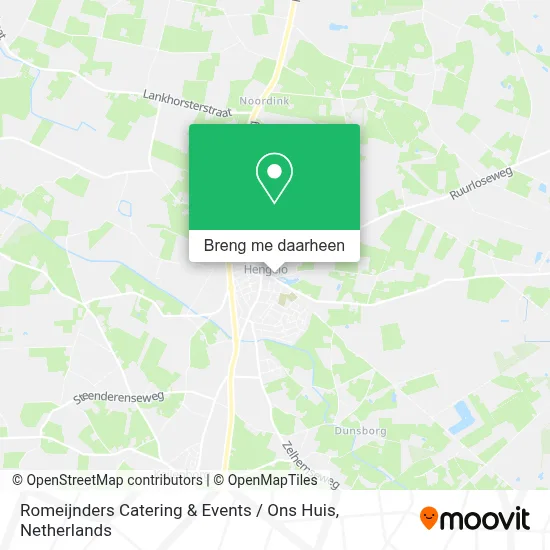 Romeijnders Catering & Events / Ons Huis kaart