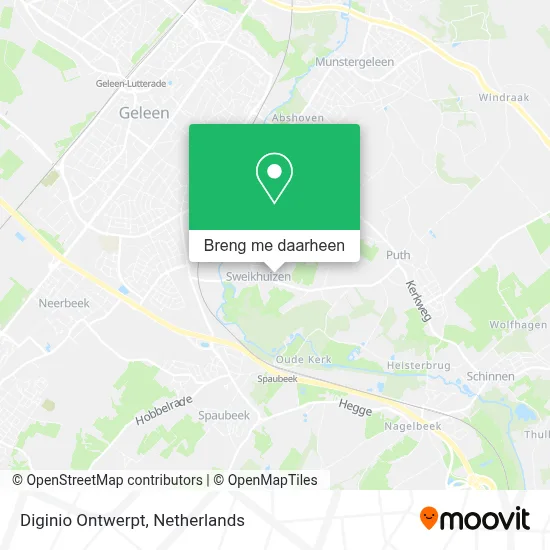 Diginio Ontwerpt kaart
