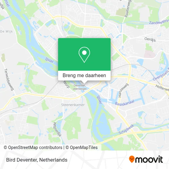Bird Deventer kaart