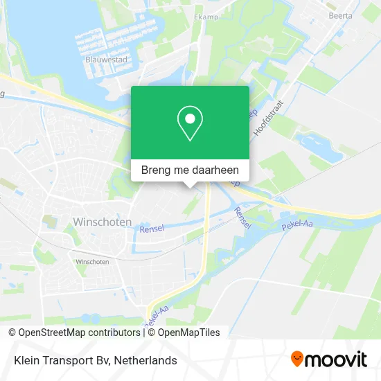Klein Transport Bv kaart