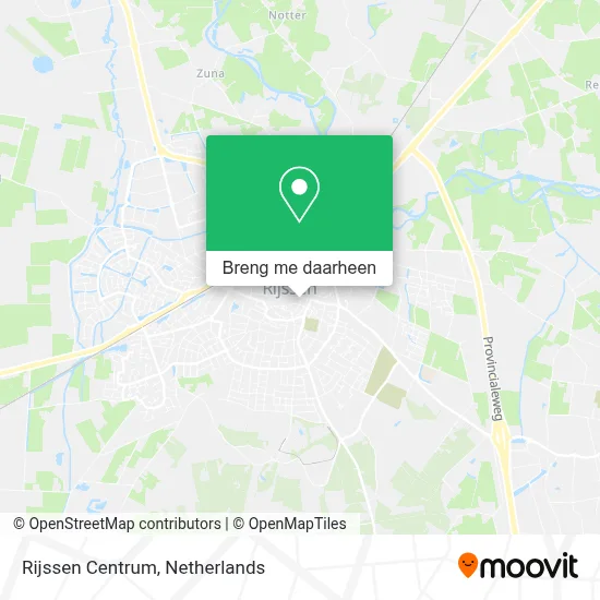Rijssen Centrum kaart