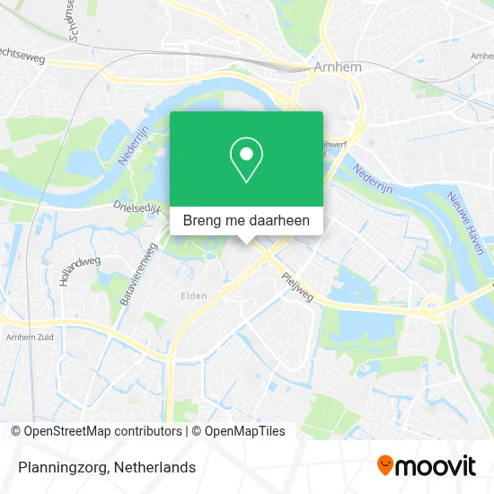 Planningzorg kaart