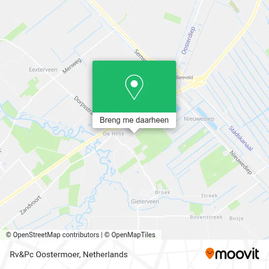 Rv&Pc Oostermoer kaart