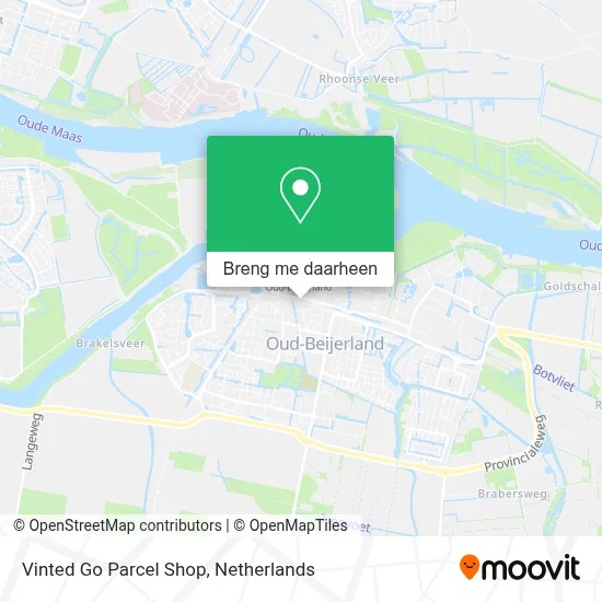 Vinted Go Parcel Shop kaart