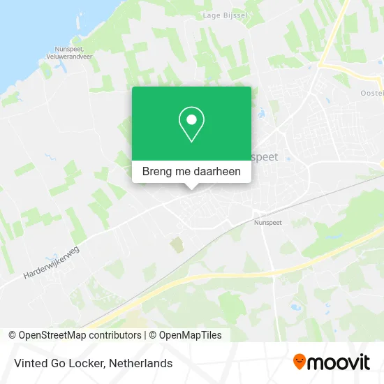 Vinted Go Locker kaart