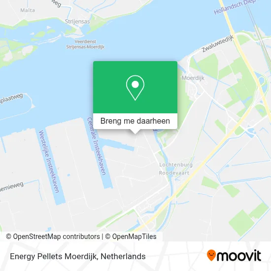 Energy Pellets Moerdijk kaart