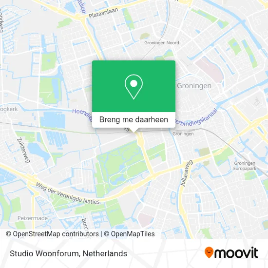 Studio Woonforum kaart