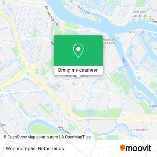 Wooncompas kaart