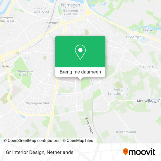Gr Interior Design kaart