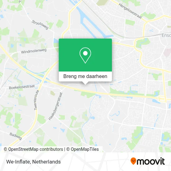 We-Inflate kaart