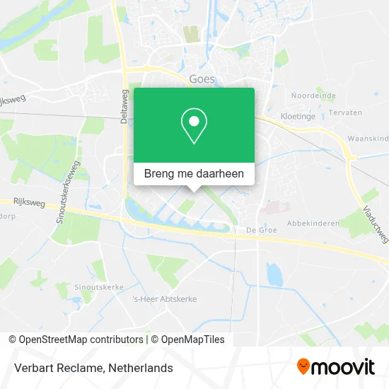 Verbart Reclame kaart