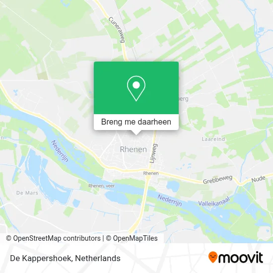 De Kappershoek kaart