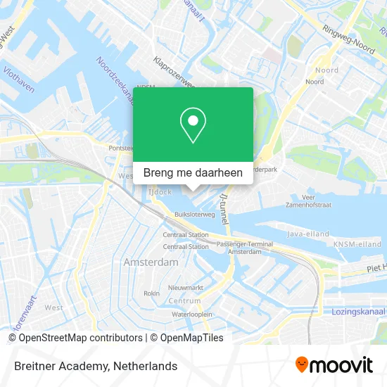 Breitner Academy kaart