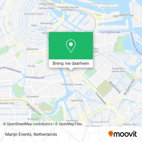 Marijn Events kaart