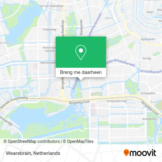 Wearebrain kaart