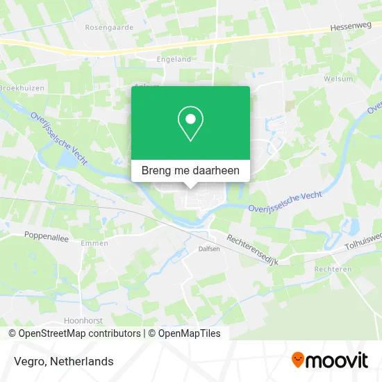 Vegro kaart