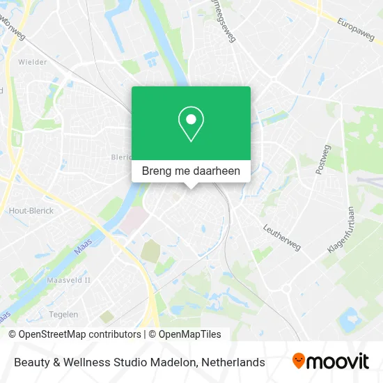 Beauty & Wellness Studio Madelon kaart