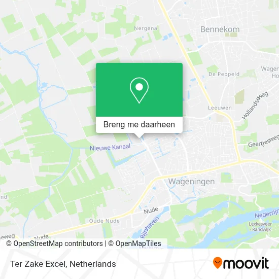 Ter Zake Excel kaart