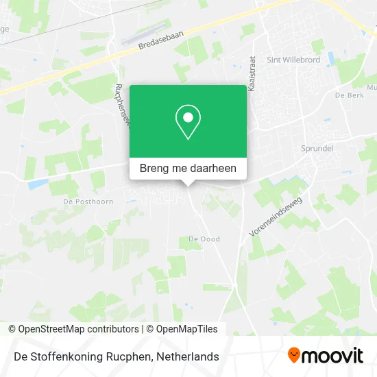 De Stoffenkoning Rucphen kaart