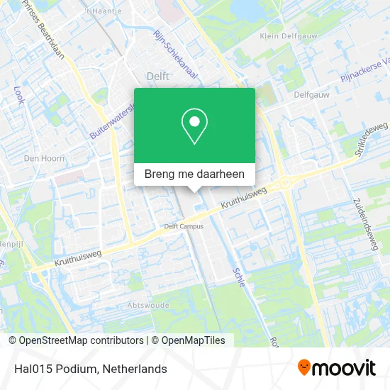 Hal015 Podium kaart