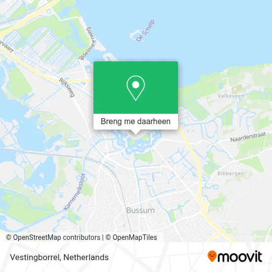 Vestingborrel kaart