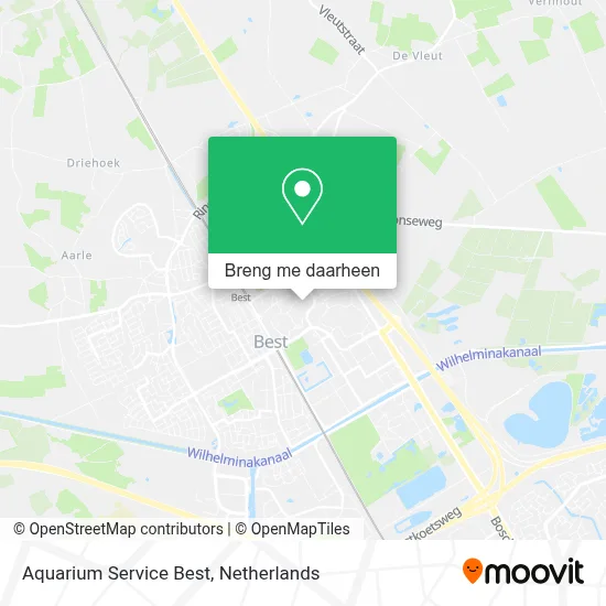 Aquarium Service Best kaart