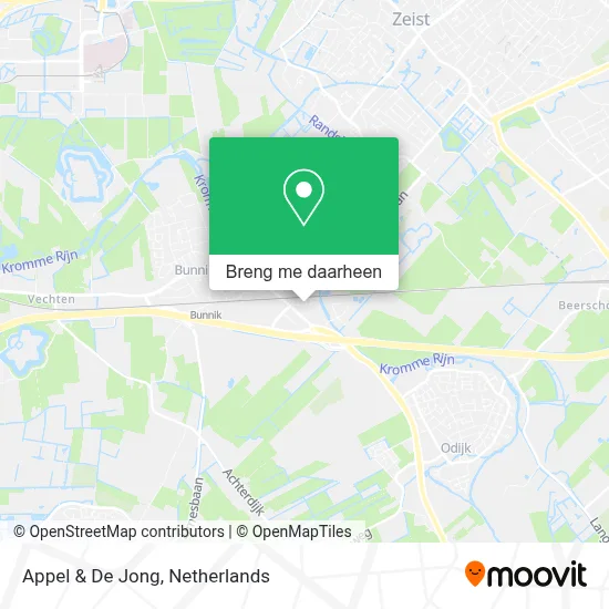 Appel & De Jong kaart