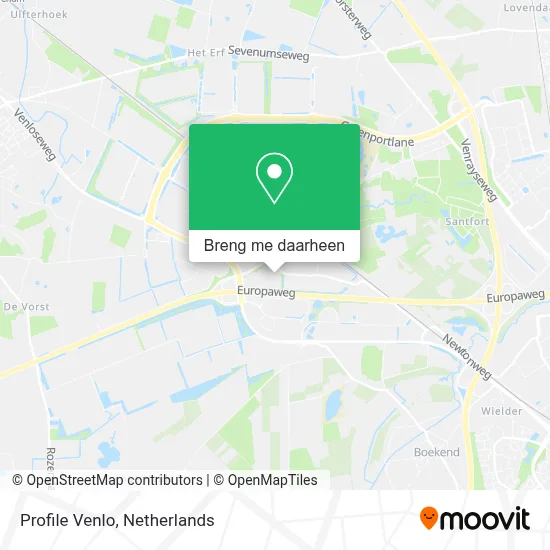 Profile Venlo kaart