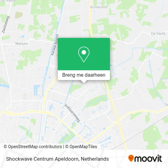Shockwave Centrum Apeldoorn kaart