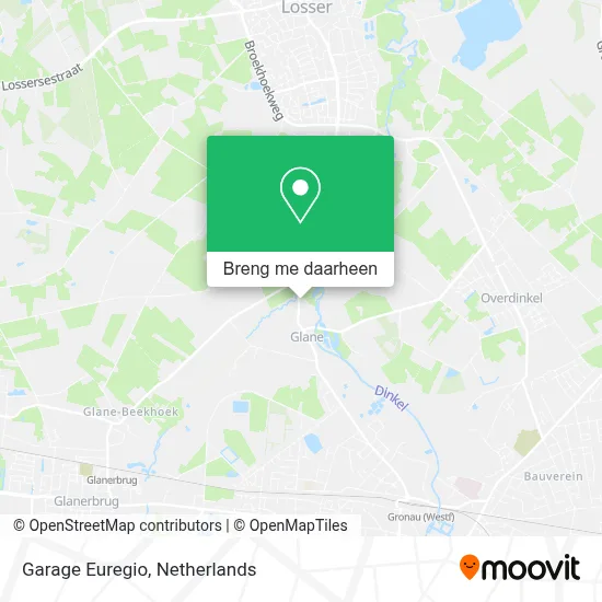 Garage Euregio kaart