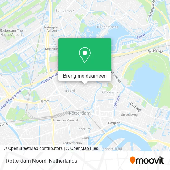 Rotterdam Noord kaart