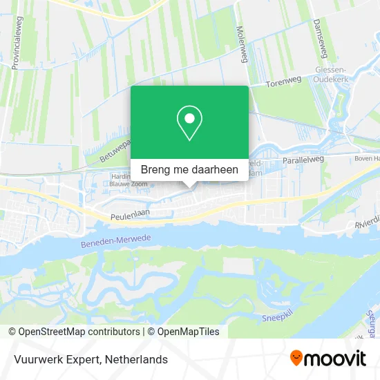 Vuurwerk Expert kaart