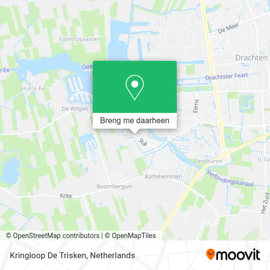 Kringloop De Trisken kaart