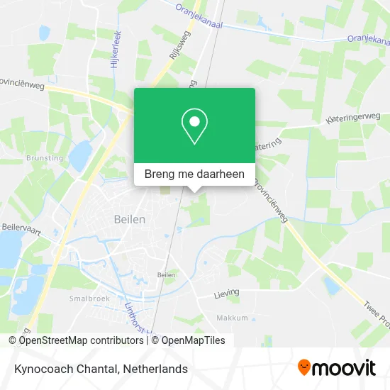 Kynocoach Chantal kaart