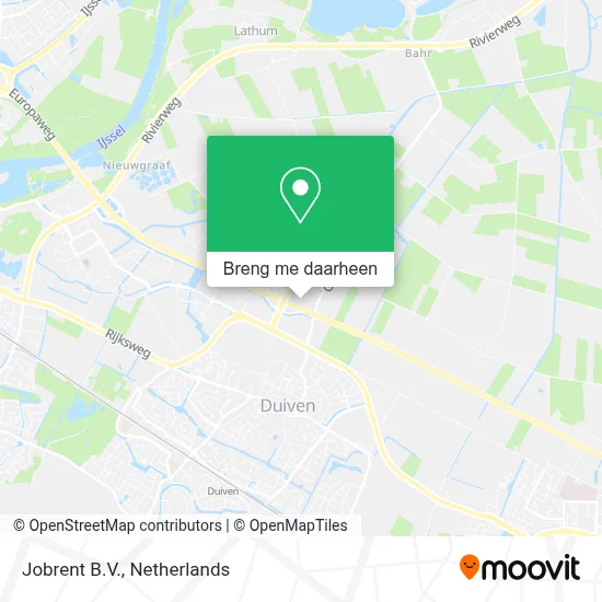 Jobrent B.V. kaart
