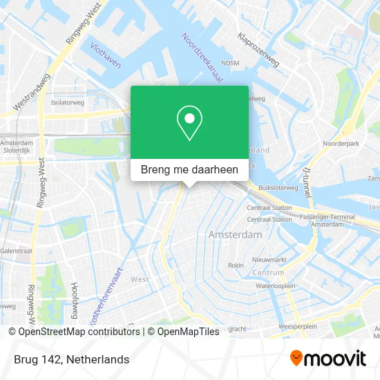 Brug 142 kaart
