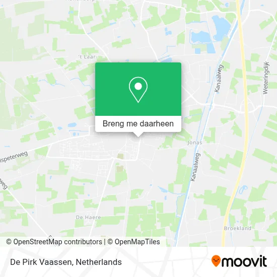 De Pirk Vaassen kaart