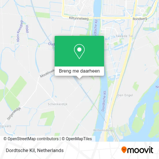 Dordtsche Kil kaart