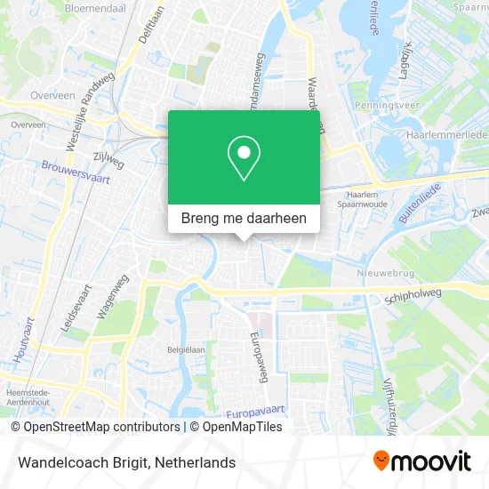 Wandelcoach Brigit kaart