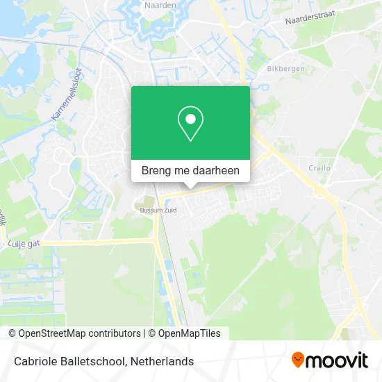Cabriole Balletschool kaart