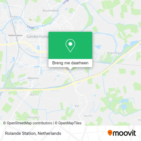 Rolande Station kaart