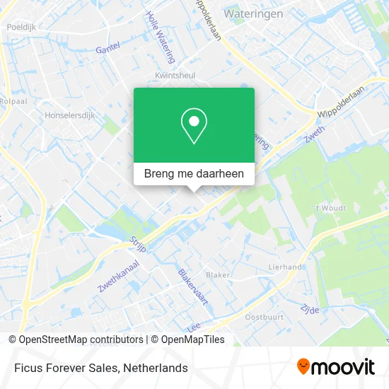 Ficus Forever Sales kaart
